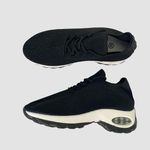 Chunky Slip On Bubble Sole Black White Athleisure Workout Gym Sneaker 5.5 Photo 1