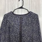 Democracy  Animal Print Button Back Sweater size M Medium Photo 6