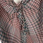 Urban Outfitters Cinched V-Neck Slip Mini Dress Houndstooth Size Large L EUC Photo 4