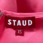 Staud Ilana Bow Tie Mini‎ Party Dress Lollipop Pink Size XS NWOT Photo 6