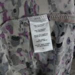Daisy Fuentes  Purple Gray Combo Abstract Sleeveless Dress Small Twisted Preppy Photo 7