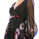 Mac Duggal  Bishop Sleeve Floral Print Dress, Size 14 - NWT Photo 2