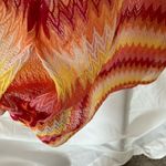 C&C California C & C California: Sheer red/orange/yellow beach coverup with pockets- M Photo 7