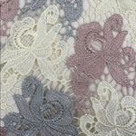 The Room  Lace Overlay Top in Cream and Pink Photo 1