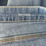 Gloria Vanderbilt SZ 24W Rachel Bermuda Jean Shorts Stretch Hi-Rise Light Wash Photo 4