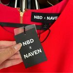 NBD x Naven Revolve Flame Scarlet Violet Dress Photo 4