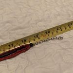 Ava Renee NWT Large Handmade Pendant Red Beaded Costume Jewelry Necklace Photo 10