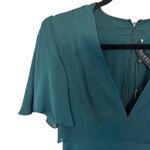 Gucci NEW  Green 100% Silk A-Line Dress Short Sleeve Size 42 /6 Italy $2,735 Photo 2