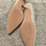 Ann Taylor Beige Tan Braided Suede Pointy Toe Heels Pumps Photo 5