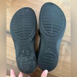 Crocs Patricia Wedge Sandals Womens 10 Black Slingback Strappy Photo 2