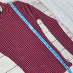 J.Crew  Pointelle knit turtleneck in Jade Stripe Navy‎ Berry XS NWT Photo 6
