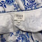 Hemant & Nandita Belted Mini Dress in Cobalt & White, Size XXL EXCELLENT! $405 White Photo 7