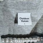 Outdoor Voices  NWT Heather Gray Everyday Boyfriend Tank Size L Photo 2
