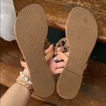 Tory Burch Pastel Rainbow MILLER Flat Thong Sandals Patent Leather Photo 4