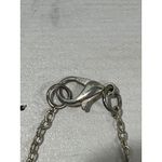 Infinity anklet Silver Tone Chain Link Delicate Minimalist Jewelry Photo 2