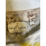 Belle France Italian Linen Tie Dye Tunic Coverup EUC Sz M Oversized Yellow Gray Size M Photo 5