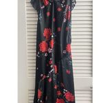 Free People Rose Velvet Ruffle Sleeve Tie Back Asymmetrical Dress Whimsigoth XS Photo 1