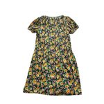 Maje  Rockinie Pleated Floral Plisse Crepe Puff Sleeve Mini Dress‎ Size 1 (small) Photo 7