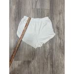 Free People  Beach White Terry Cloth Dolphin Shorts XS TP‎ Elastic Waist Pocket Photo 5