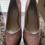 Style & Co . Glittering Rose Pink Sparkling Heels Photo 0