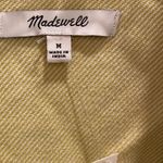 Madewell  Flannel Cargo Button Up Shirt Soft Pale Butter Yellow Size M Photo 2