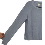 J.Crew NWT  Womens Crew Neck Button Shoulder Pullover Sweater Blue Size Medium Photo 8
