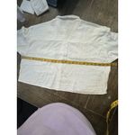 ME+EM Cheesecloth Cropped Shirt in soft white cotton dobby with a patch pocket Size 6 Photo 6