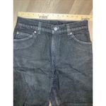 Levi's Vintage 951 Jeans Womens 28x31 Black Relaxed Tapered White Tab USA 90s Photo 5