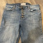 Free People  FP button fly raw hem jeans size 29 Photo 3