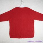 Madewell NEW Plus Asherton Waffle Henley Sweater in red, 2X Photo 11