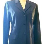 Theory  Black Single Breasted Blazer Photo 0