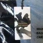 Halogen 100% Cashmere Stripe Wrap Shawl Scarf, Blue/Black Luxury Cashmere NWT Photo 3