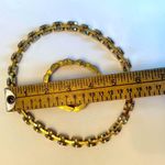 Vintage gold chunky necklace and bracelet Photo 3