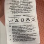 Adidas Women  Climawarm Pull Over Hoodie Peach Blue Size Medium Excellent Photo 3