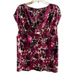 Talbots roses floral cowl neck stain cami blouse sleeveless layering top 2X NWT Photo 2