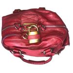 Chloé CHLOE Paddington Red Leather Lock Bag Comes with: Padlock, Key, COA, Dust Bag Photo 0