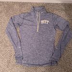 Nike University of Pittsburgh Dri-Fit Grey Quarter Zip Size Small Photo 0