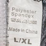 Black & Gray Heathered Wide Leg Pants Size XL Photo 2