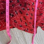 Free People  red derby dot romper sz M Photo 5