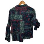 Vintage Lauren Ralph Lauren Womens Large Button Up Shirt Floral Cotton Collared Photo 3