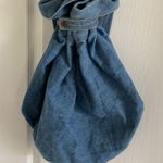 New York Line Jeans Vintage 80s/90s Denim Backpack Blue Photo 1