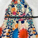 Plenty by Tracy Reese High Neck Sleeveless Floral Ruffle Trim Romper Size XS Yellow Photo 12