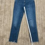 Madewell The Tall Slim Boyjean Blue Raw Hem Women Size 26T Photo 7