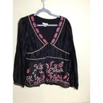 Sundance Women Boho Long Sleeve Peasant V Photo 2