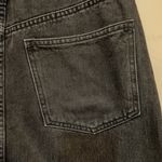 Madewell  Black Wash Denim Mini-Skirt EUC Photo 10