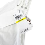 Becca Ribbed Daniella Corset Side Hipster Bikini Bottom Size Medium White NWT Photo 5