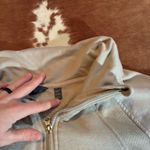 Danskin  beige cropped quarter zip size large  Photo 2