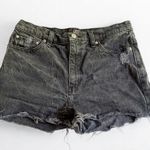 Urban Outfitters  BDG Dark Wash Gray  Girlfriend High Rise Denim Shorts Size 30 Photo 0