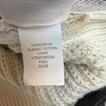 Gap  Classic Shaker Stitch Cotton Chino Cardigan Off-White Cream Size XS Photo 2