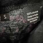 Desigual Charm in Bloom:  Black Floral Print Midi Skirt | Size S Photo 1